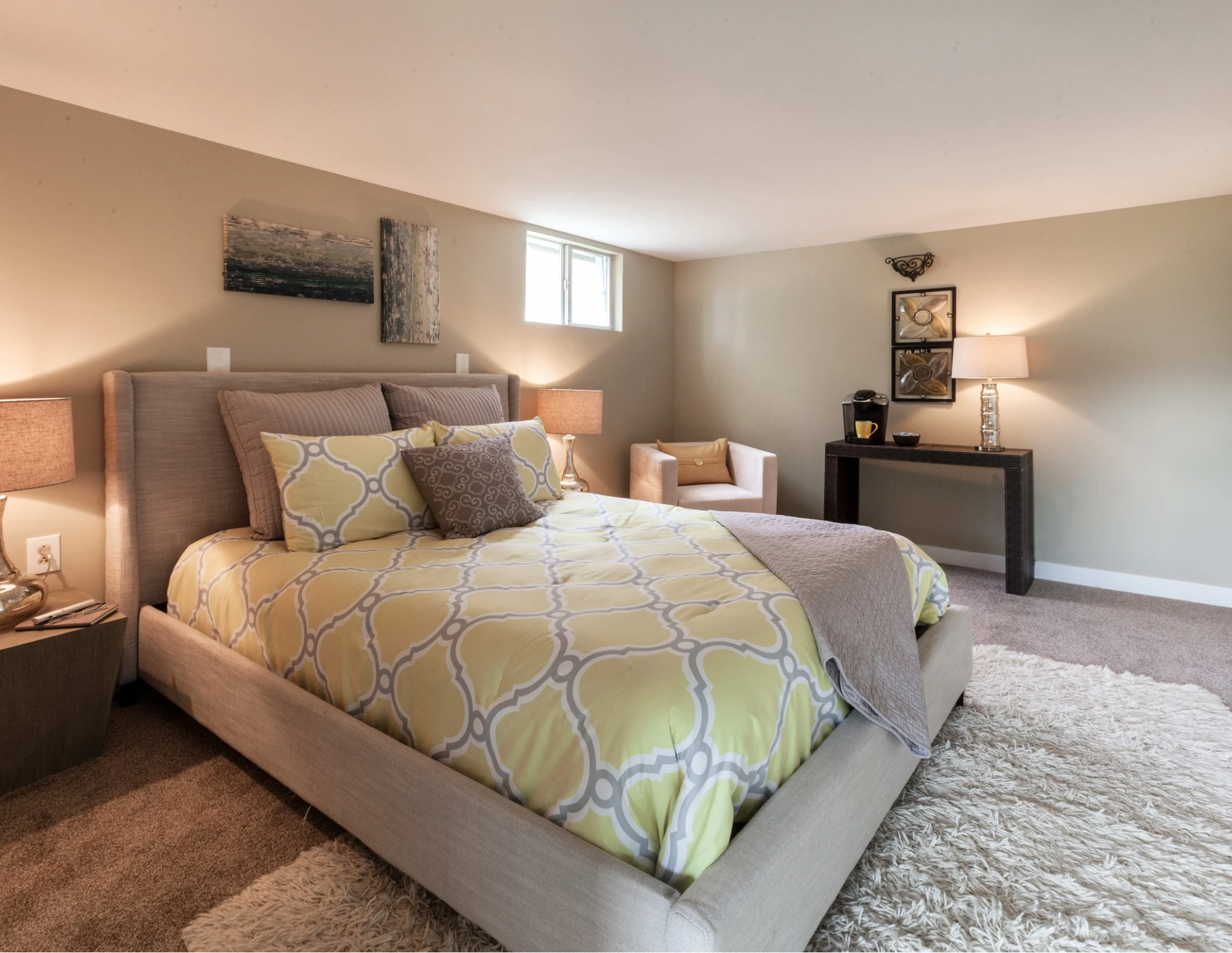 Home Black and Yellow Modern Construction Company Trifold Brochure - 3